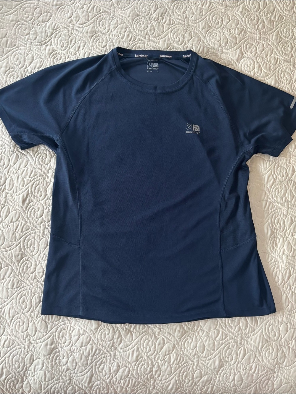 Karrimor Navy Men's Short Sleeve Crew Neck Running Shirt